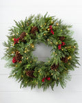 Couronne sapin d'extérieur